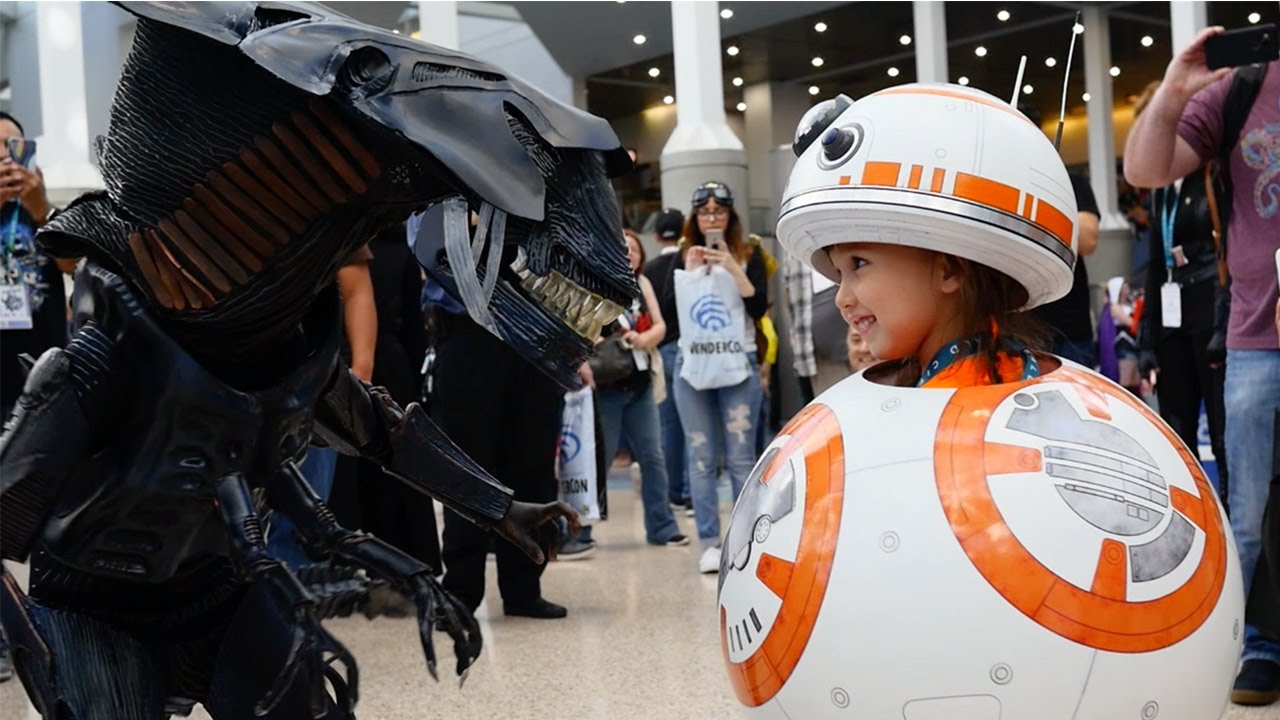 Young Girl’s Adorable BB8 Cosplay