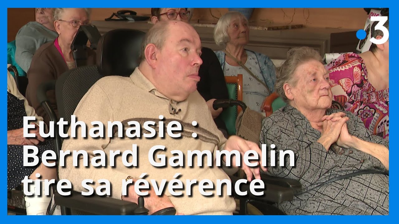 Euthanasie : fête d'adieu à Bernard Gammelin dans son EHPAD