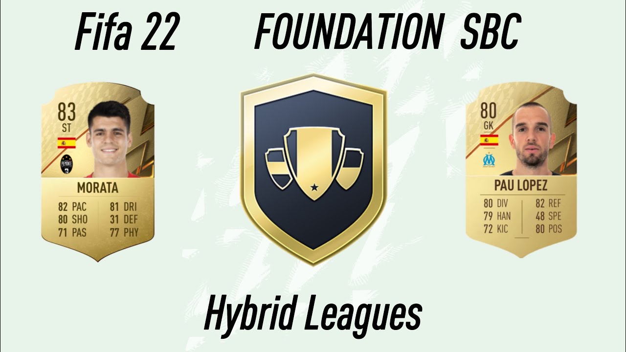 Fifa 22 Hybrid Leagues Sbc! Foundation/Advanced Sbc cheapest solution!