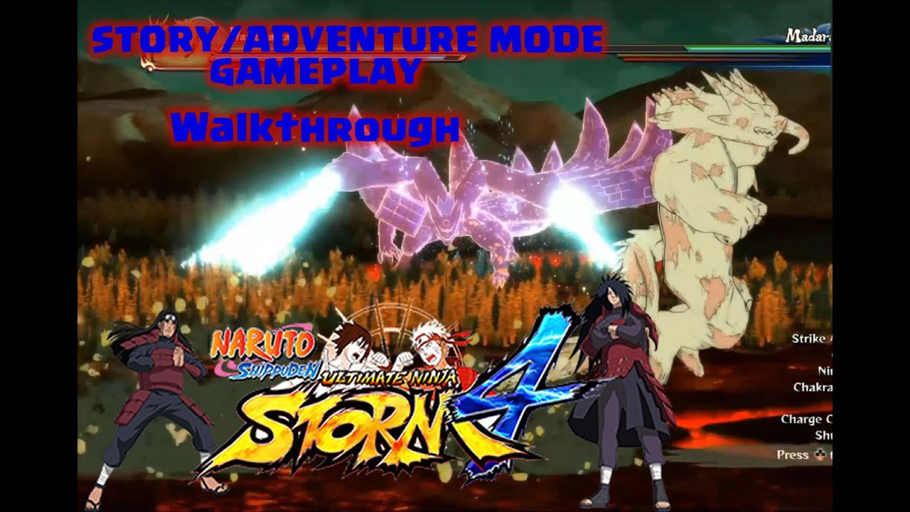 Naruto Shippuden Ultimate Ninja Storm 4  GAMEPLAY/WALKTHROUGH | Story and Adventure Mode