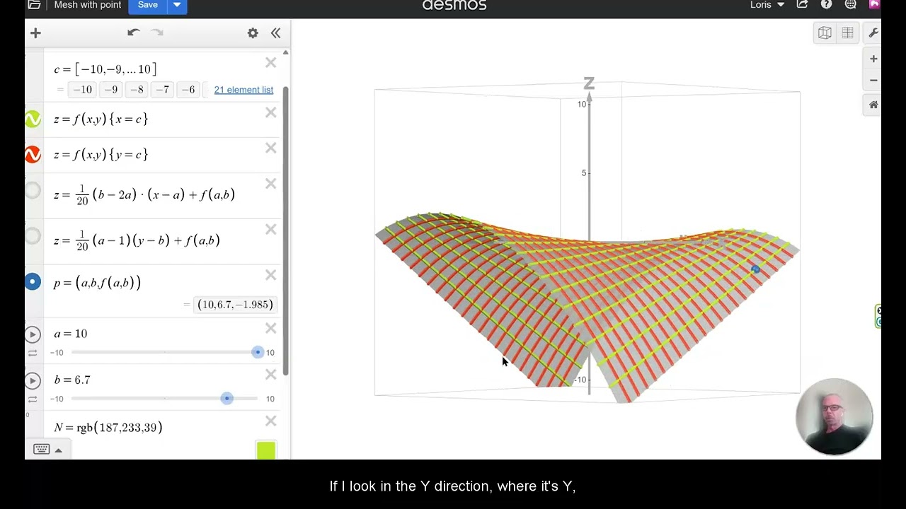 Visualizing Partial Derivatives