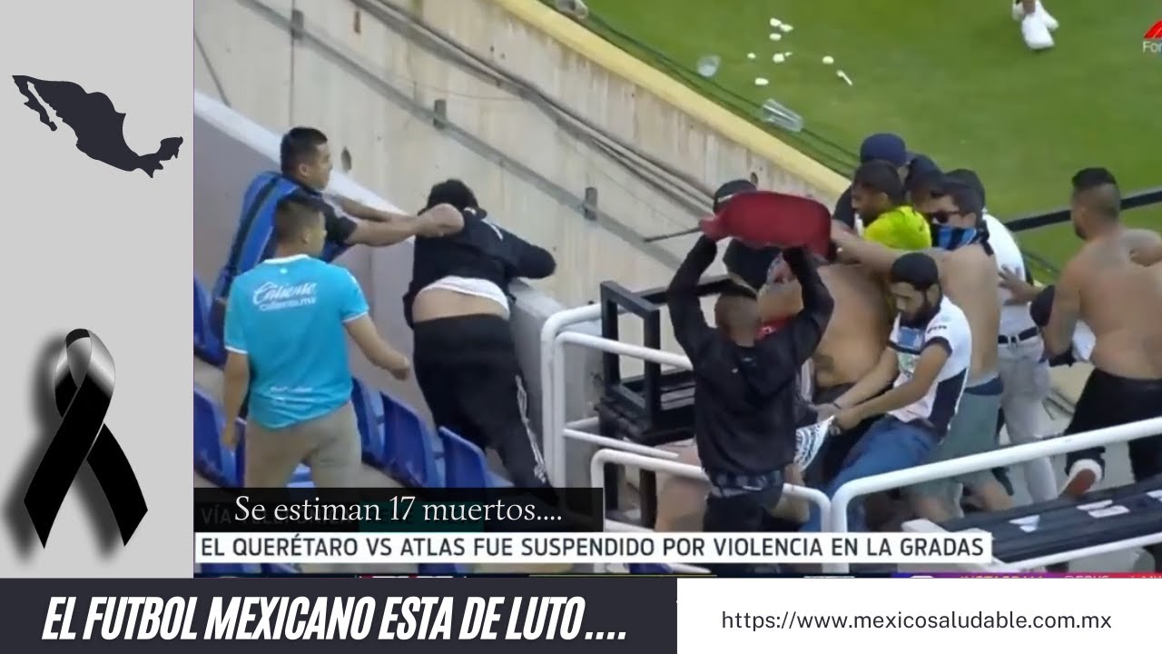 CANCELADO el partido Querétaro vs Atlas por riña y actos de violencia en el estadio Corregidora