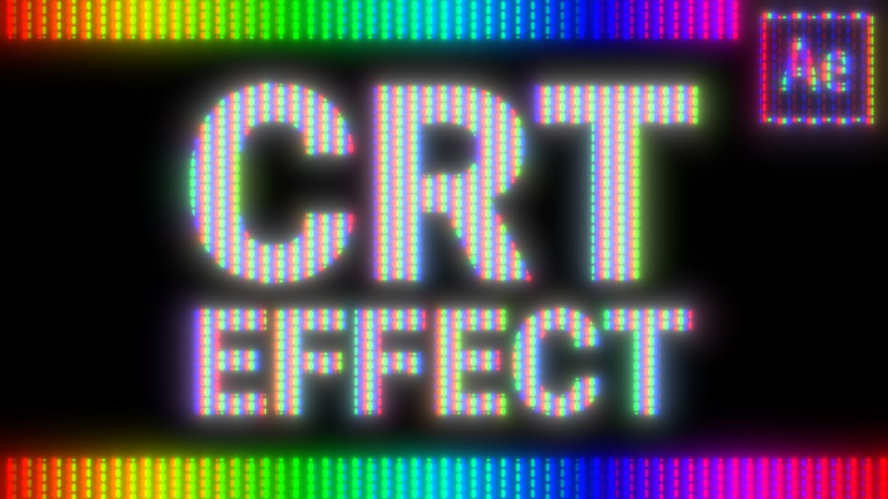 Туториал After Effects / CRT стиль / Эффект зомбоящика