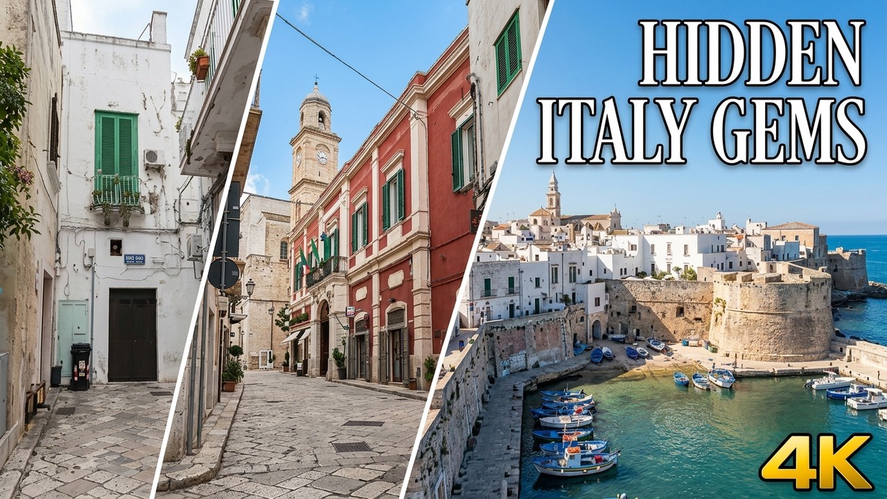 Exploring The Charming Streets Of Monopoli, Puglia in Italy! 4K