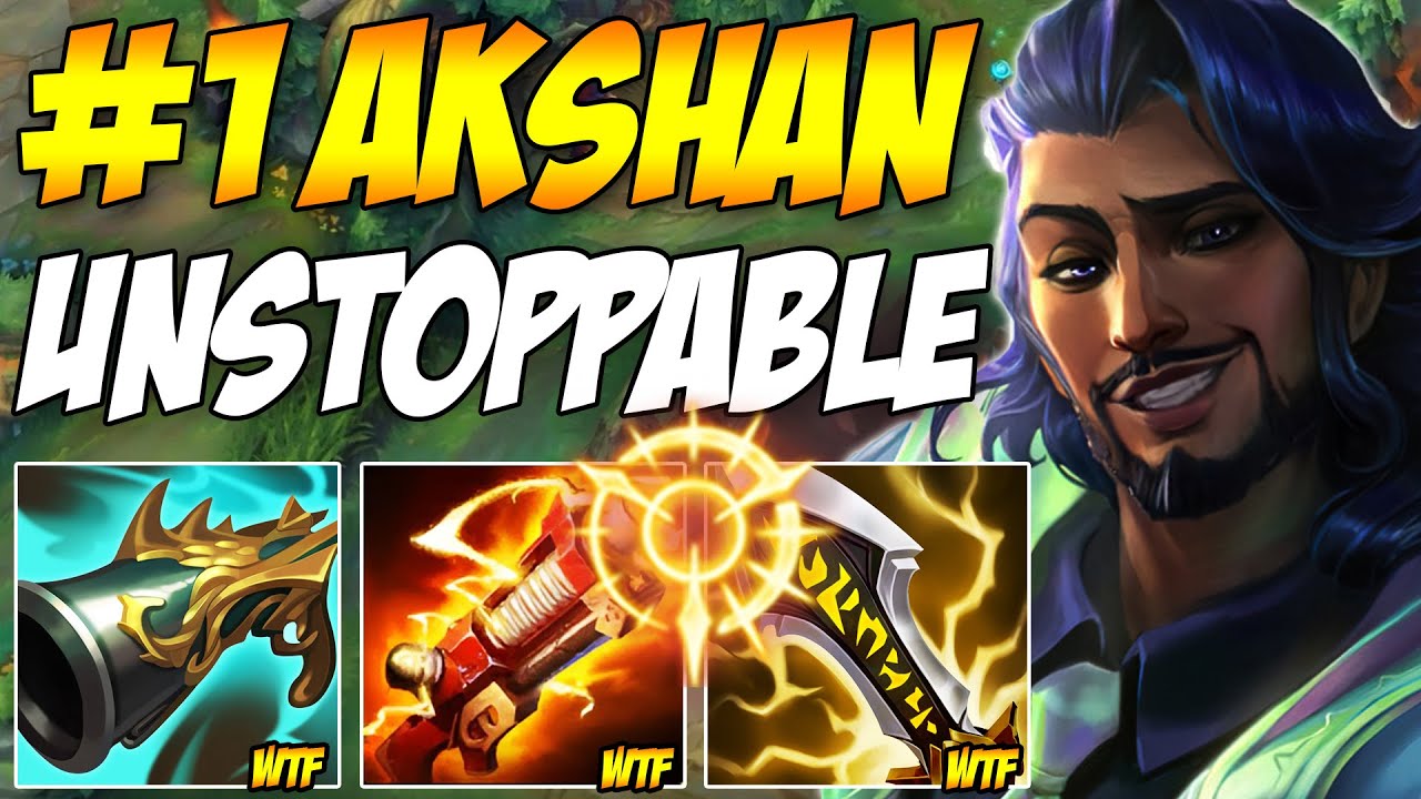TOP 1 AKSHAN IN CHINA - EASY TO 1VS9 EVERY SINGLE GAME!!