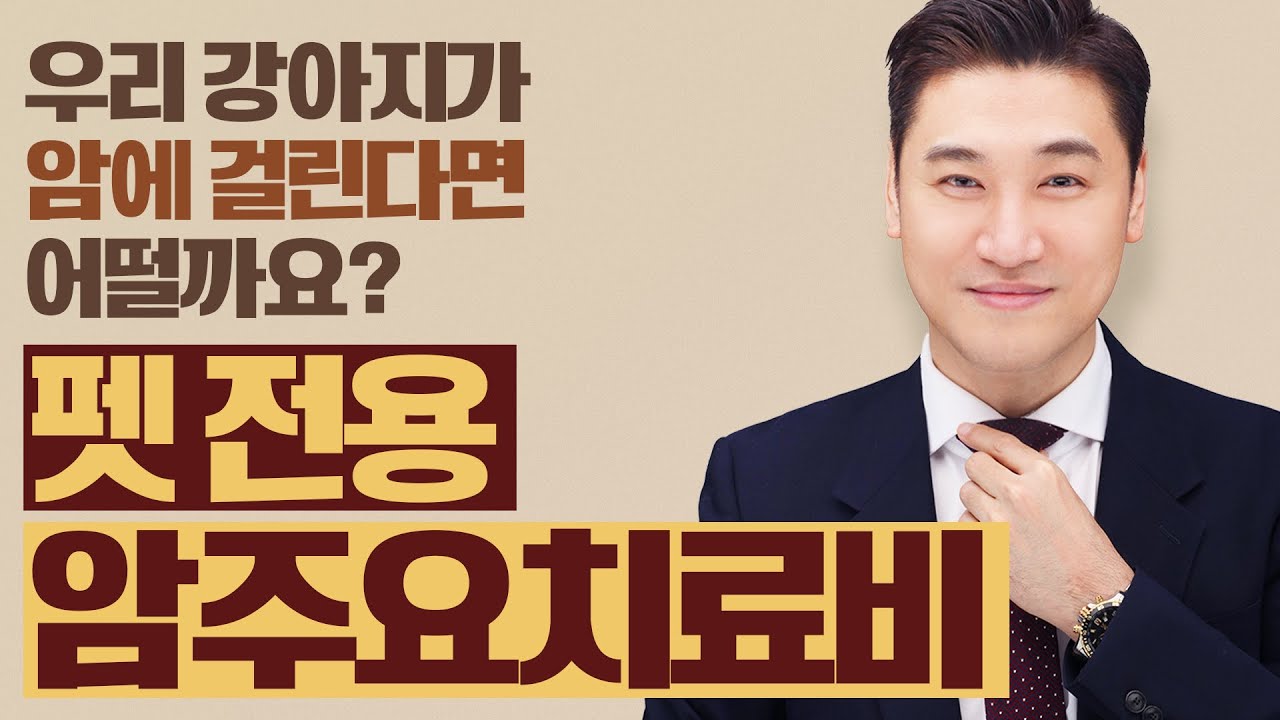 우리 강아지가 암에 걸리면 어떨 것 같습니까? 반려동물 암주요치료비 출시
