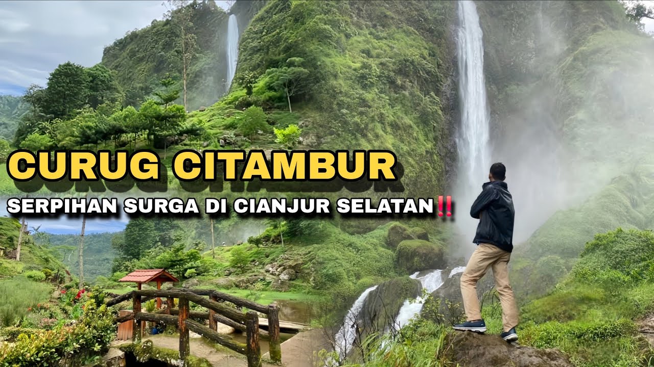 Wisata Curug Citambur | Curug Tertinggi di JABAR