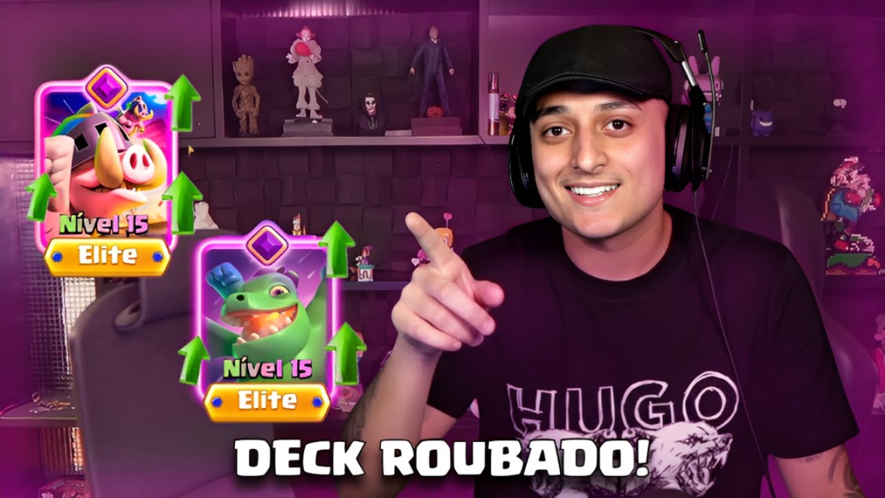 DONA JOGANDO MUITO COM UM DECK NOVO DE PORCOS REAIS! (PRECISA DE AJUDA DO KENNEDY CLASH?)