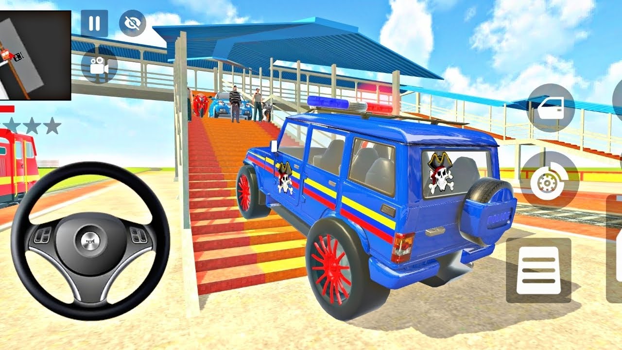 🥶🔵Modified Police car🚨Gangster Life In India Streets⛽[India Theft Auto Simulator game for Android🎮🔥