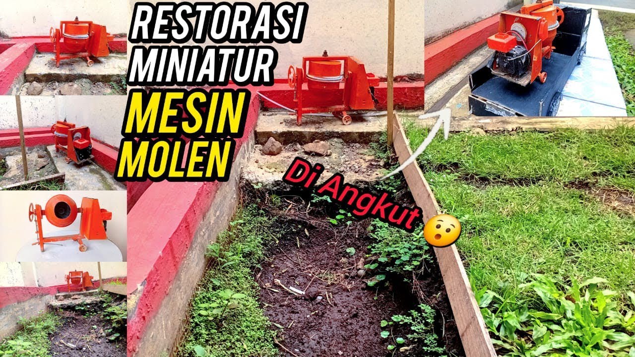 Setelah Terendam BANJIR Mesin Molen diAngkut😱‼️