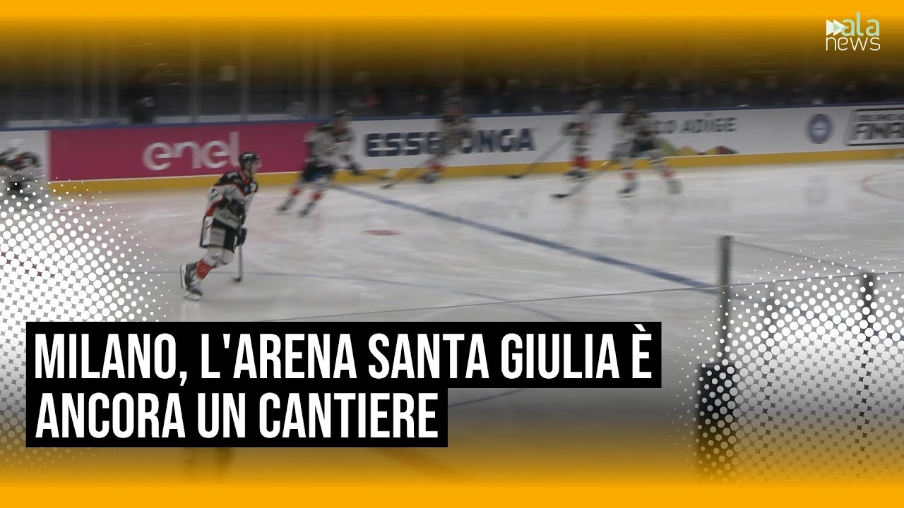 Milano, l'Arena Santa Giulia è ancora un cantiere il giorno della sua inaugurazione