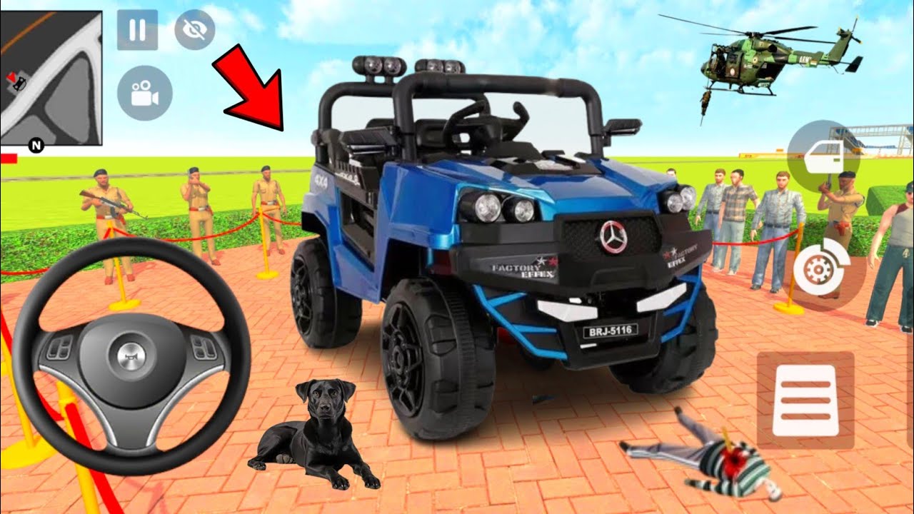 Indian Thift Auto Simulator🙈Franklin New Modify Car Purchase in Indian Showroom Gwagon Car 🔥Game🔥