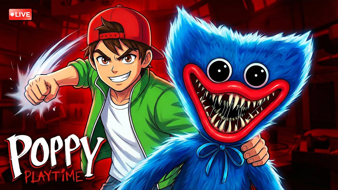 🔴 SURVIVING THE TOY FACTORY! 🧸 Poppy Playtime Chapter 1 (First Playthrough)