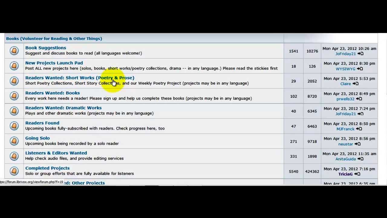 Welcome to LibriVox - Getting to Know Our Forums.mp4