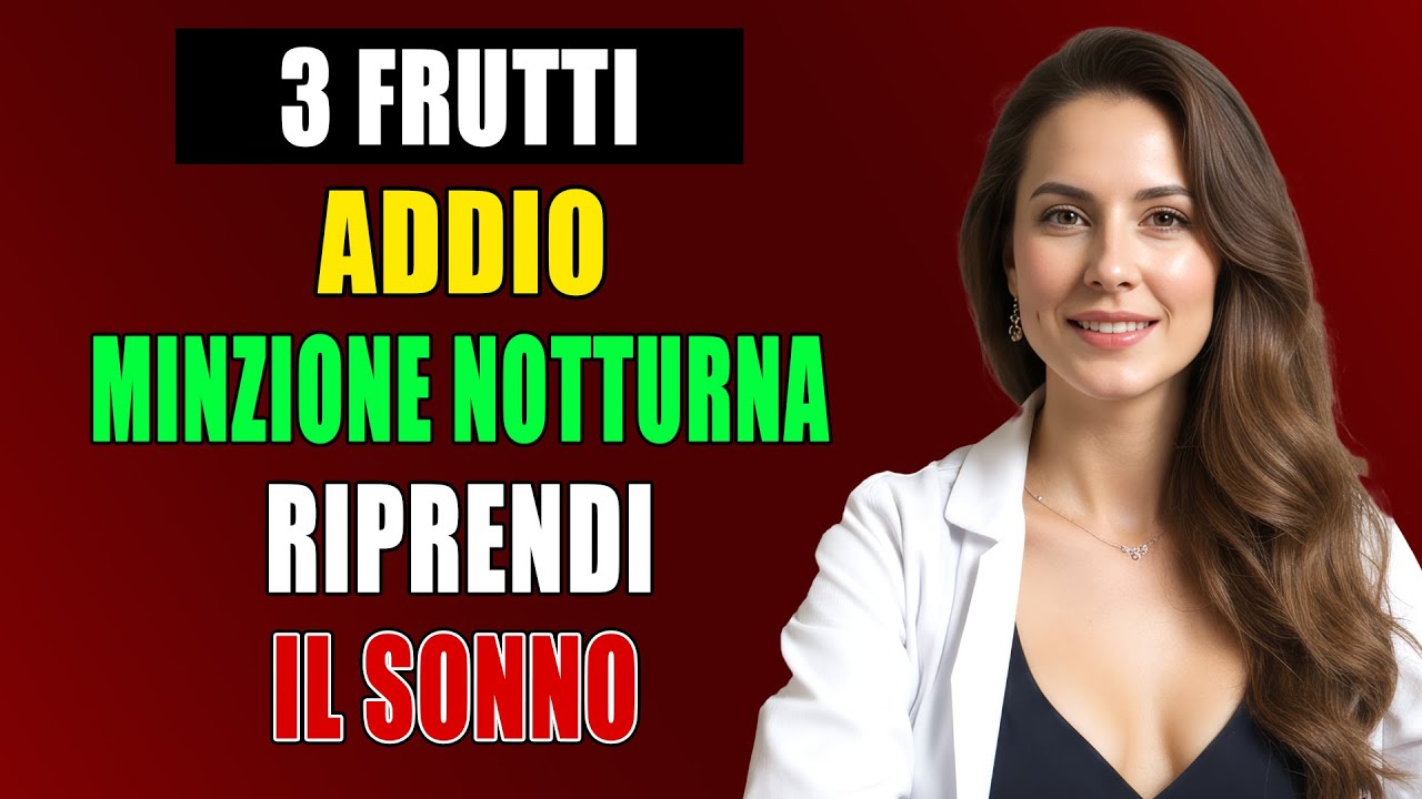 Mangia questi 3 frutti e dimentica la minzione notturna | Consiglio dell’urologo