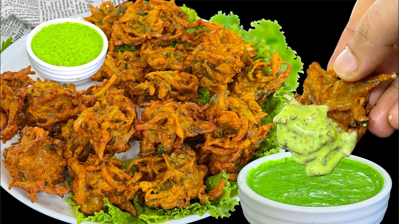 Crispy Piyaz k Pakoray,Onion Pakora Recipe,Ramzan Special Recipe,Iftar Recipes,Evening Snacks