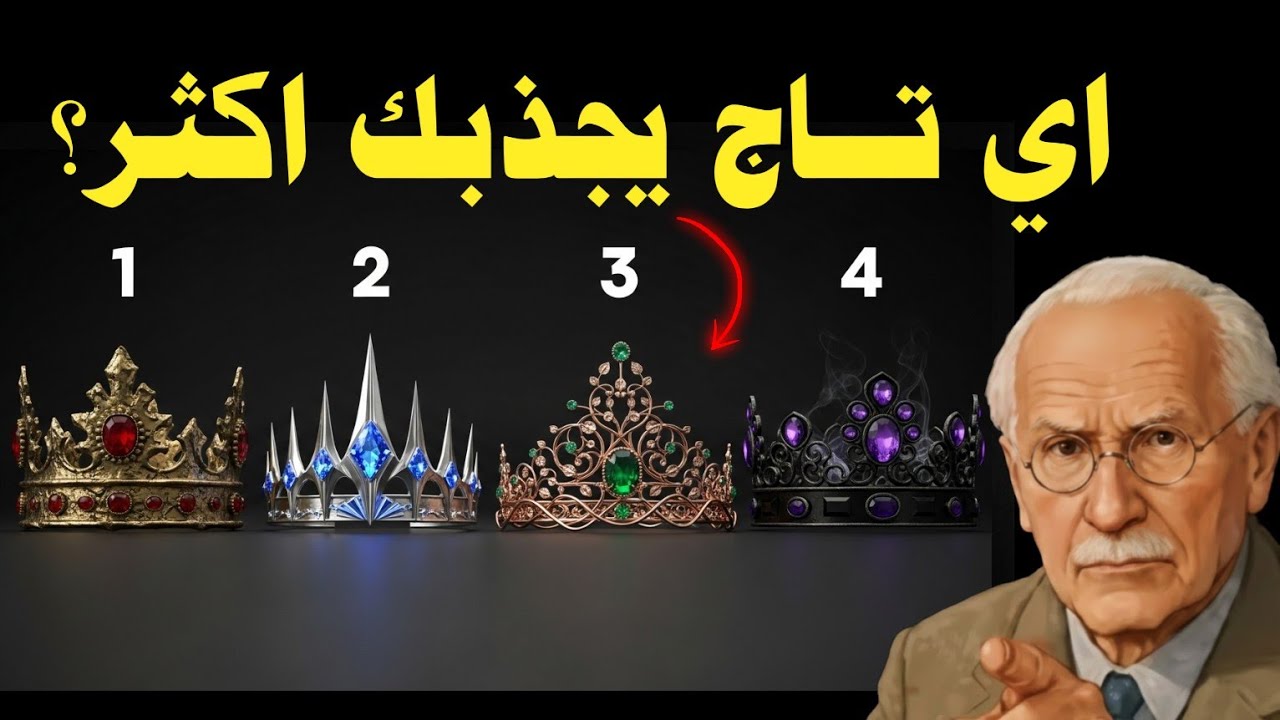 اختر تاجاً وسأخبرك بالسر الذي يخفيه عقلك الباطن عن الجميع! | اختبار كارل يونغ