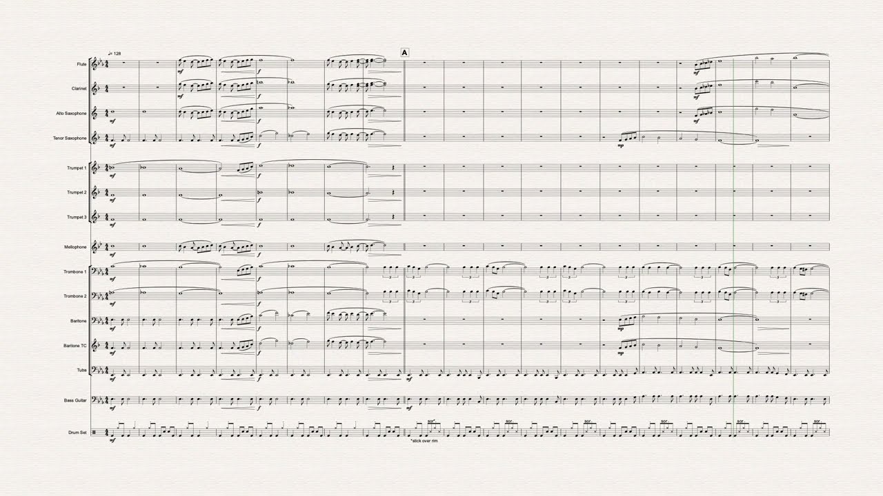 Can't Take My Eyes Off of You, arranged for Pep Band