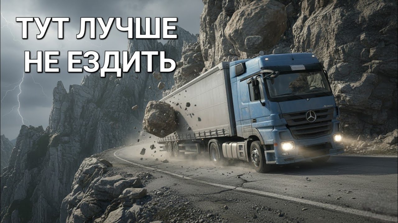 ОПАСНЫЙ ГОРНЫЙ СЕРПАНТИН  |  Еду через Альпы 