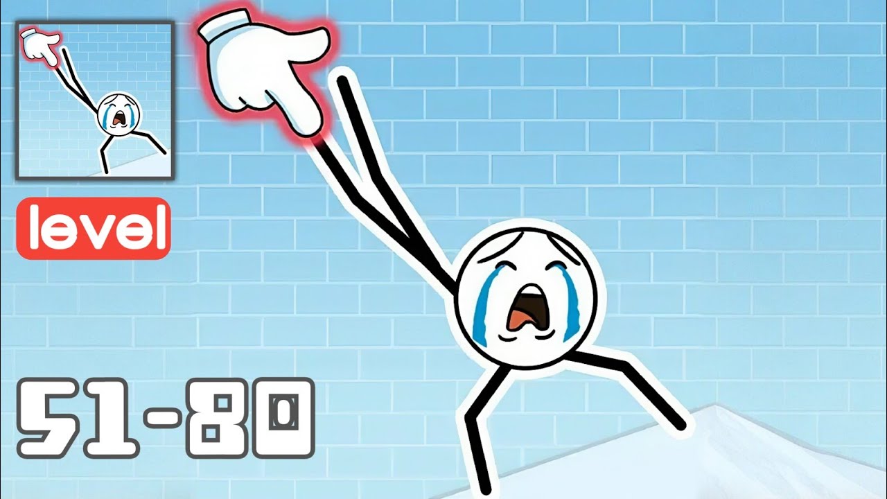 Grab 'Em Now - Gameplay Walkthrough - All Levels 51-80 - Funny Stickman Brain Puzzle Game