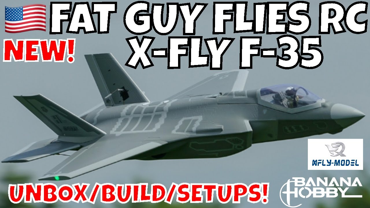 НОВИНКА! XFLY F-35: распаковка/сборка/настройка от FGFRG 