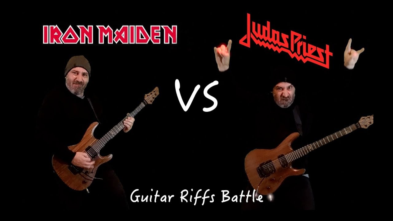 Iron Maiden VS Judas Priest (Guitar Riffs Battle)