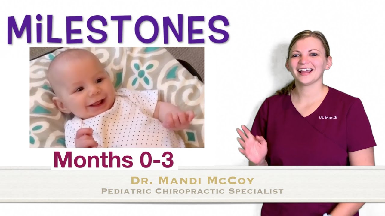 Milestones for babies 0-3 months old
