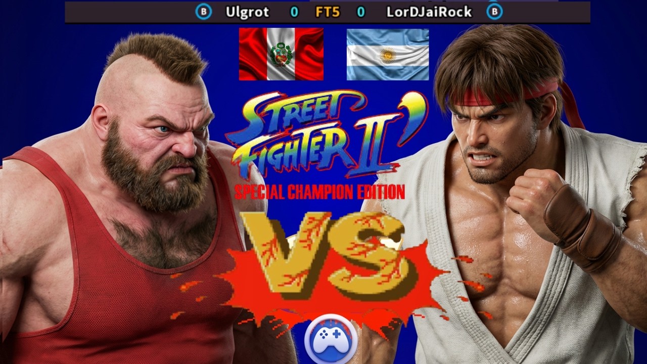 Street Fighter 2'CE Ulgrot vs LorDJairock FT5
