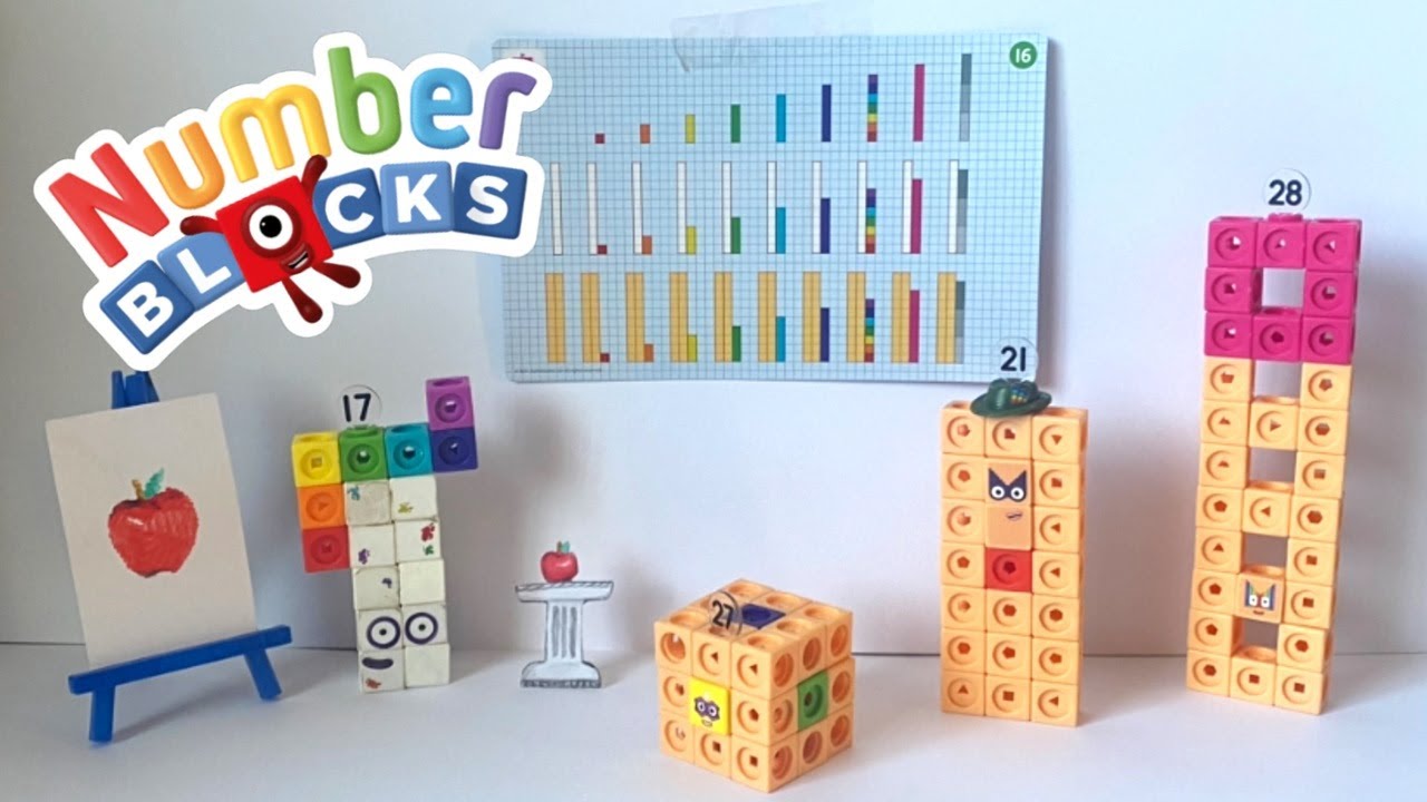 Numberblocks Making Patterns Episode | Numberblocks Math Link Cubes 1-30 | Kids Number Sequences