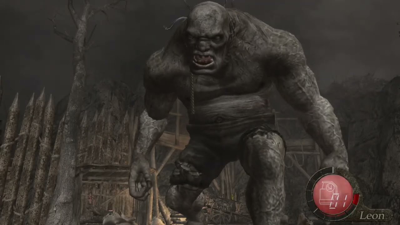 Como matar El gigante na faca e 4 flash. #residentevil #re4 
