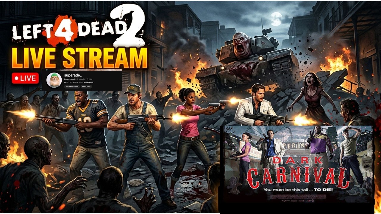 LIVE Left 4 Dead 2~tes ombakk#left4dead2indonesia #left4dead2