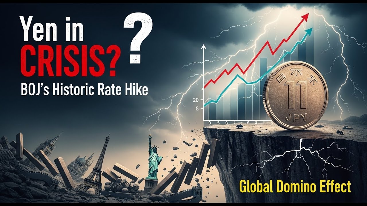 Yen in CRISIS? BOJ's Historic Rate Hike & Global Domino Effect