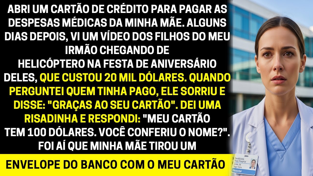 Cobri as despesas médicas da mamãe… até ver quem estava usando o cartão em um vídeo viral.