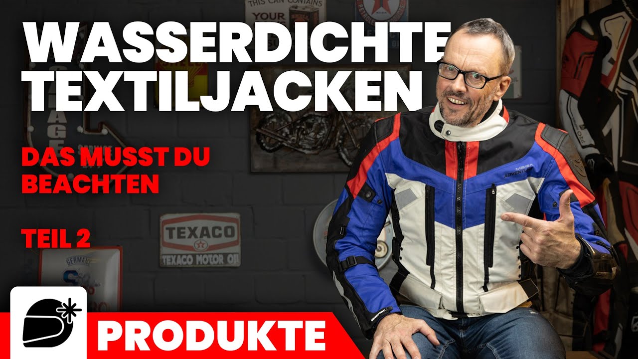 Wasserdichte Motorrad Textiljacken Teil II - Erklärt an Beispielen