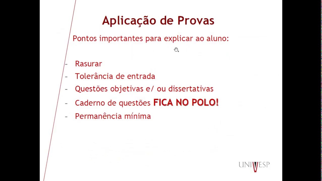 Avalia&ccedil;&otilde;es Presenciais UNIVESP