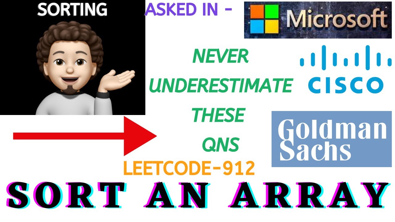 Sort an Array | Leetcode 912 | codestorywithMIK