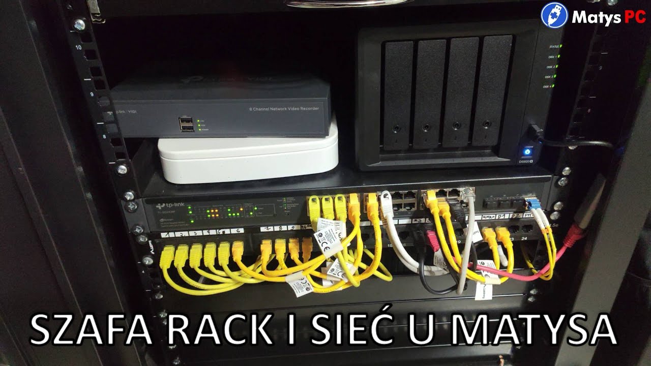 Moja szfa RACK i sieć - niedzielny vlog