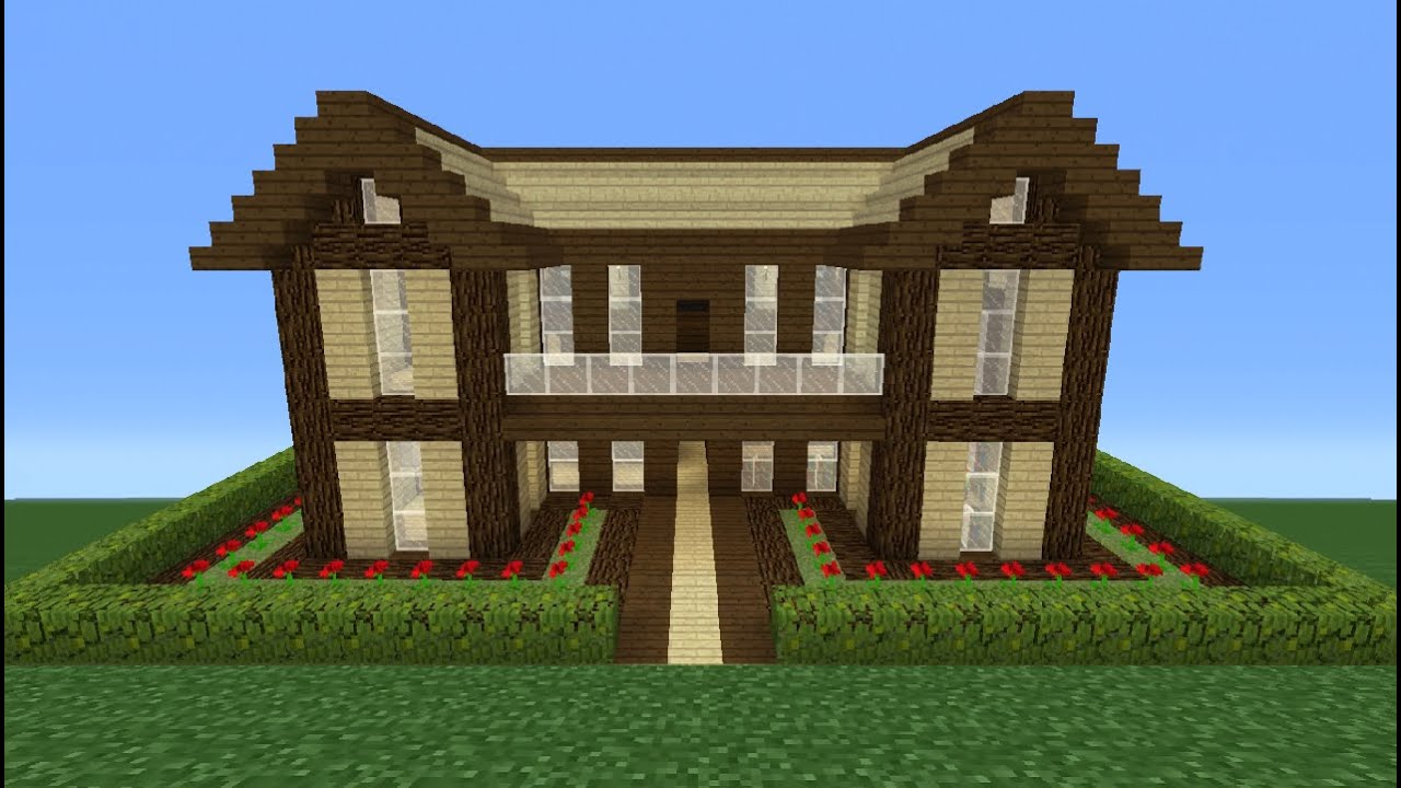 Minecraft Tutorial: How To Make A Wooden House - 16