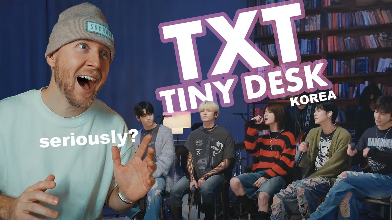 Singer Reacts to TXT : Tiny Desk Korea Special