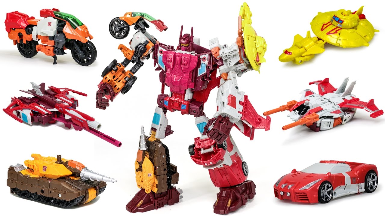 Transformers Hasbro Combiner Wars Computron + Upgrade Kit Combine 6 Vehicle Robot Car Toys