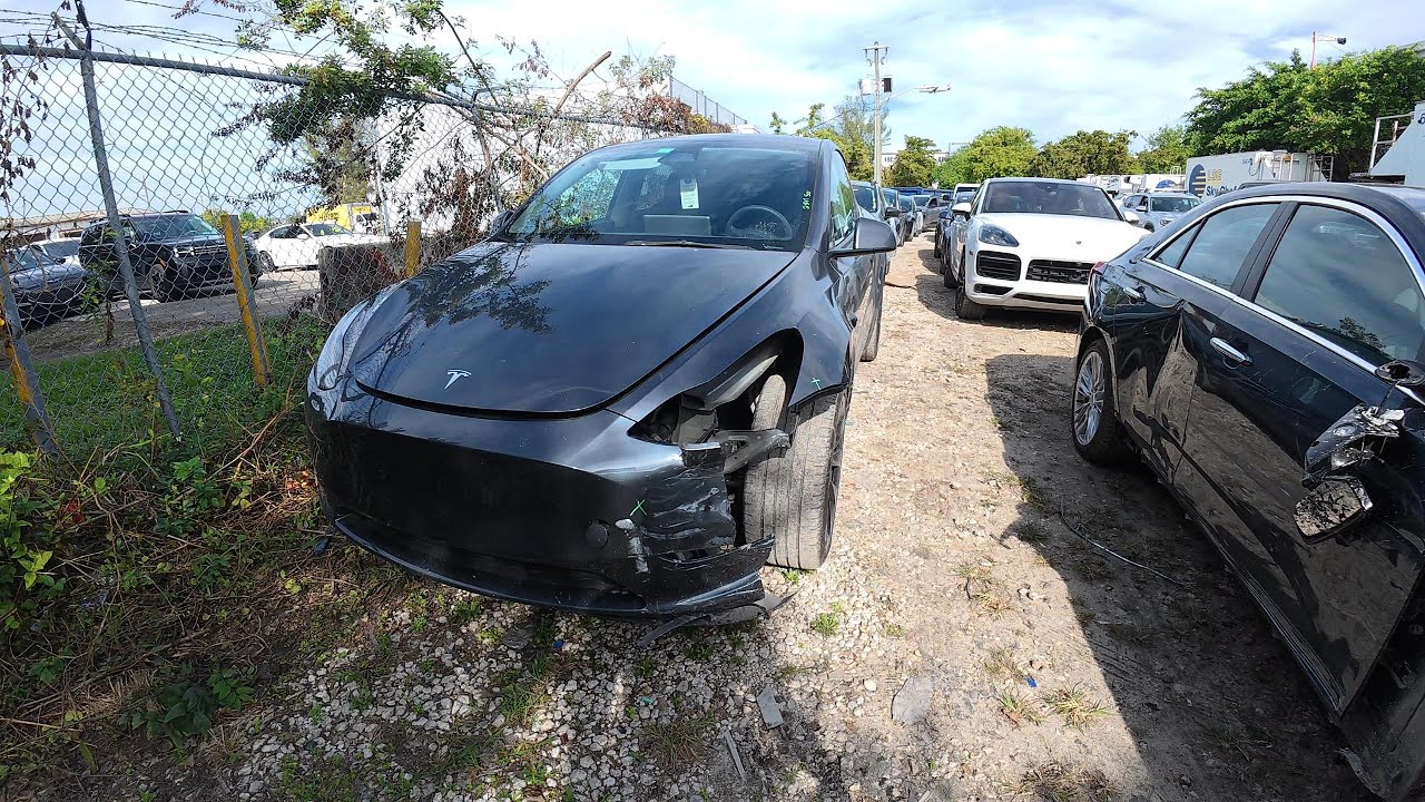 Tesla Model Y 2024 | Reparación frontal izquierda | Auto Body POV