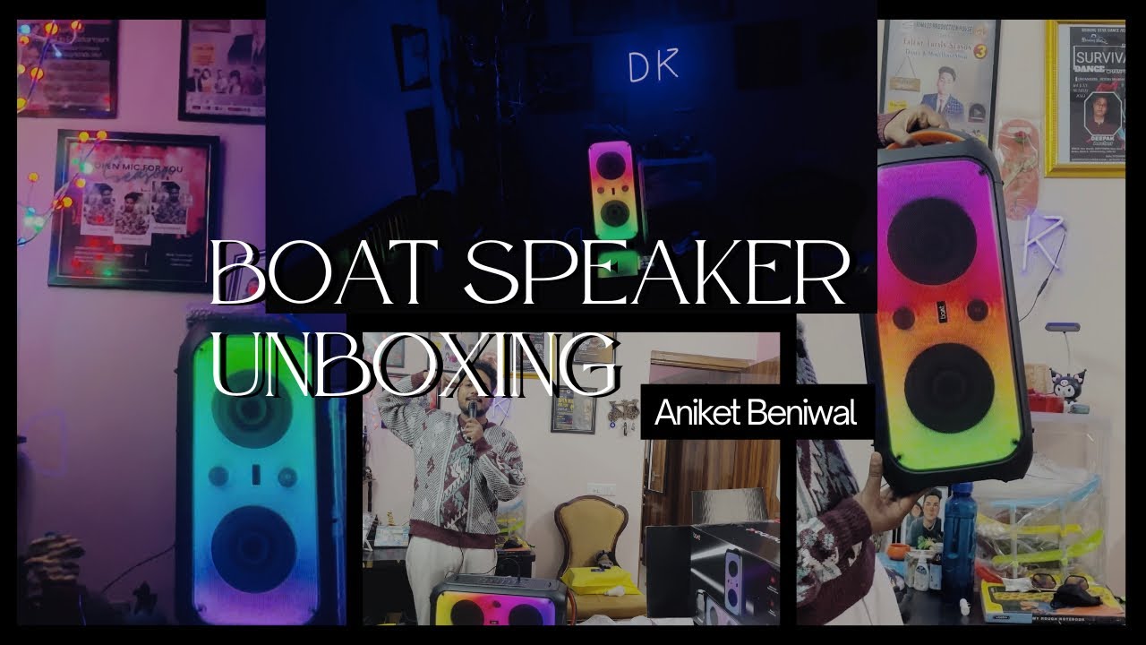 Boat speaker Unboxing 🔊😍