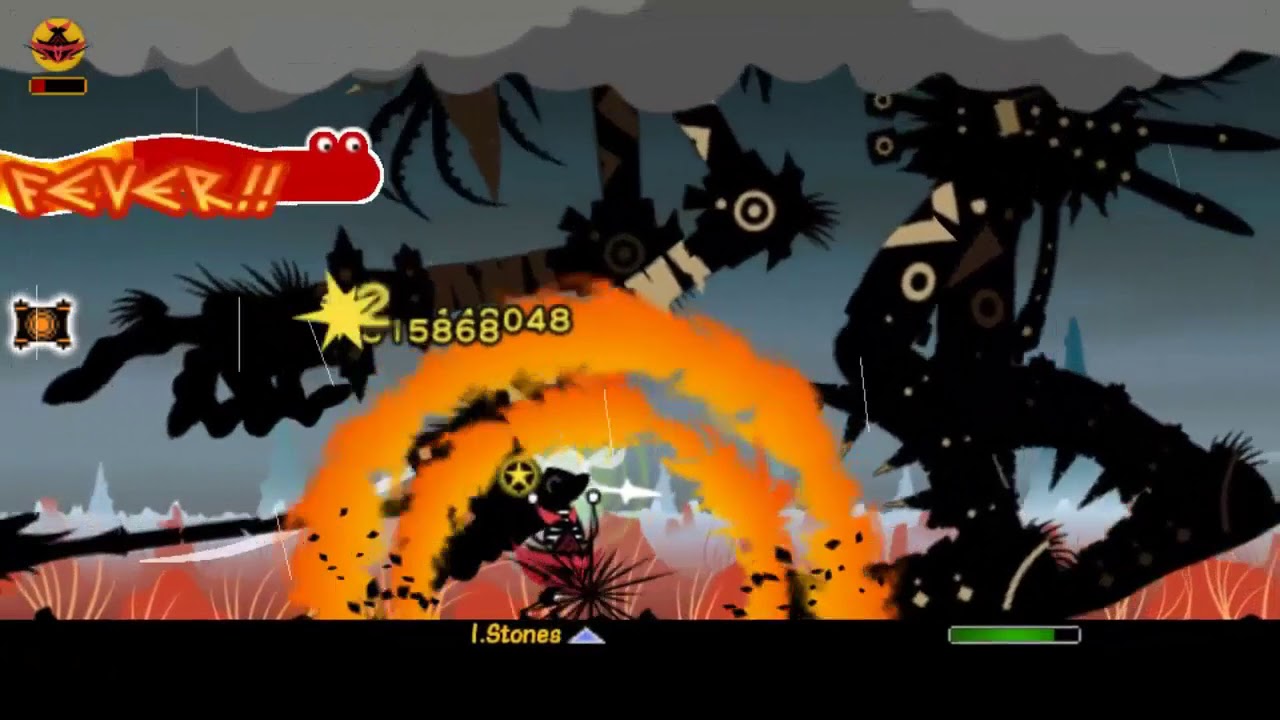 Patapon 3 - Lv40 Wooyari VS Boss Battle Terantus