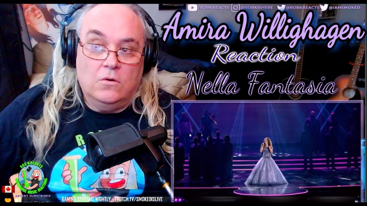 Amira Willighagen Reaction - Live in Concert - Nella Fantasia - First Time Hearing - Requested