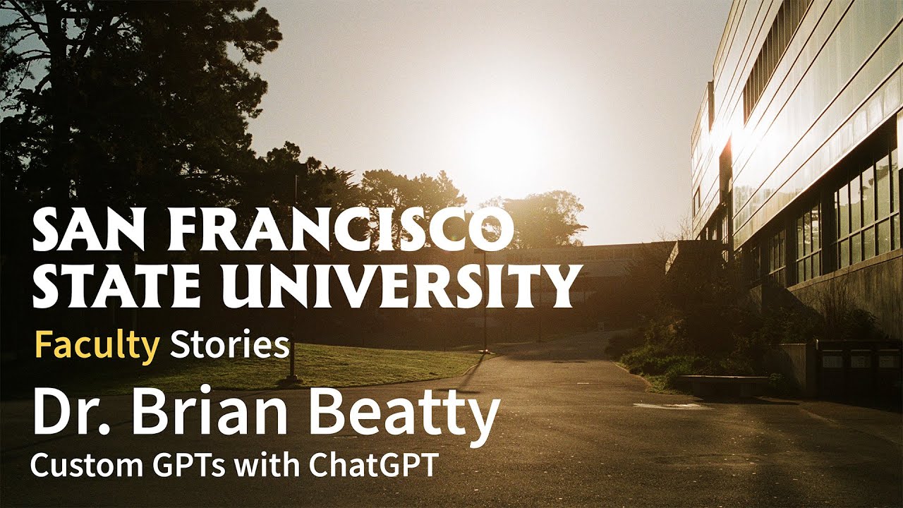 Faculty Stories: Dr. Brian Beatty - Custom GPTs using ChatGPT