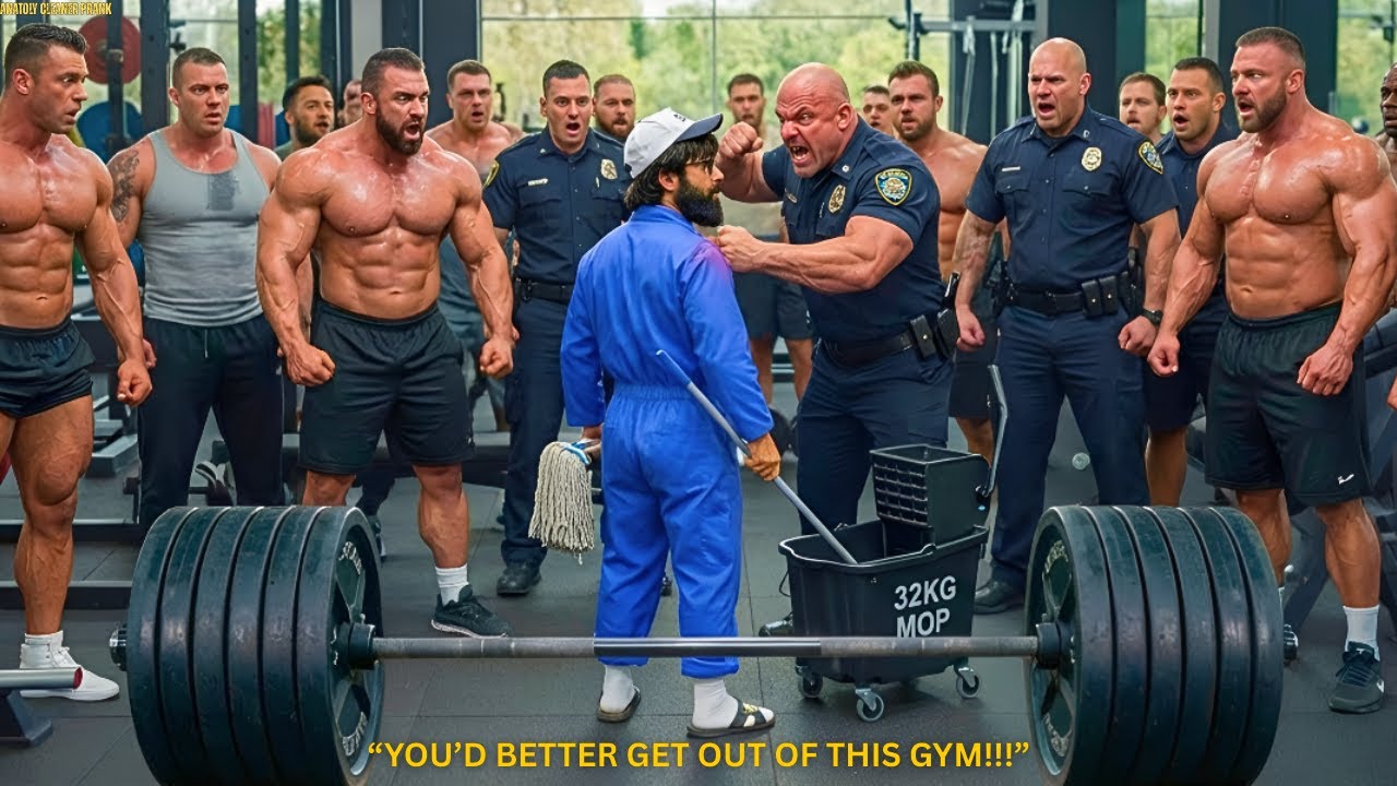 Nobody Could Move It Until Anatoly Took the 32KG Mop!!! | Anatoly Gym Pranks