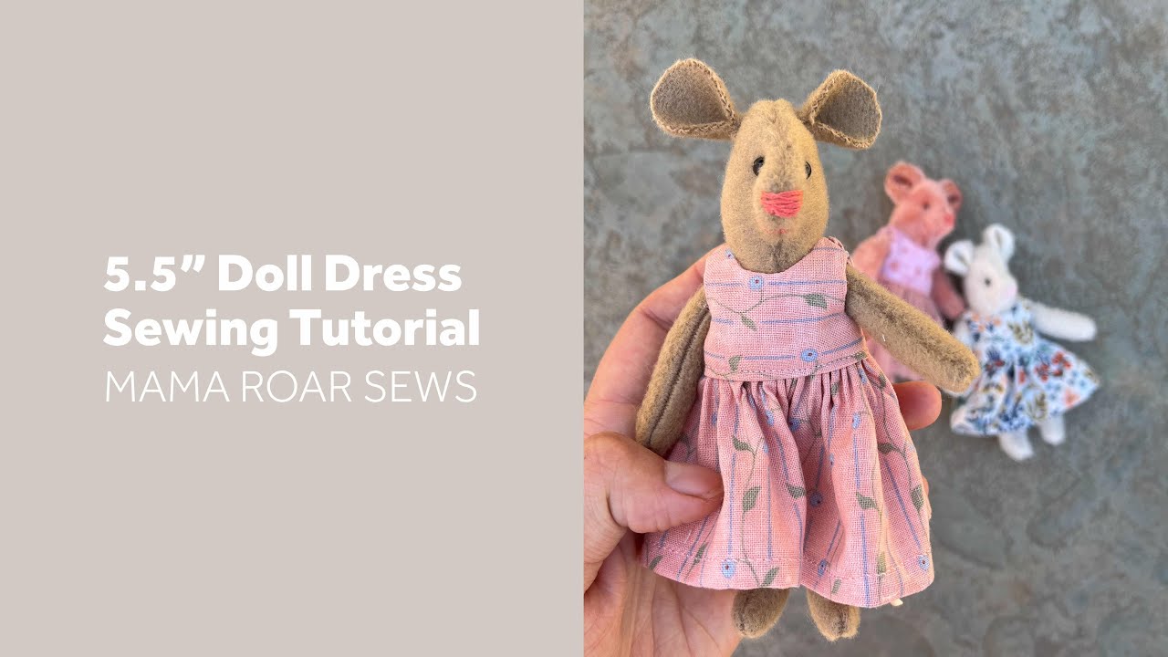 Dollhouse Mouse Dress Sewing Tutorial