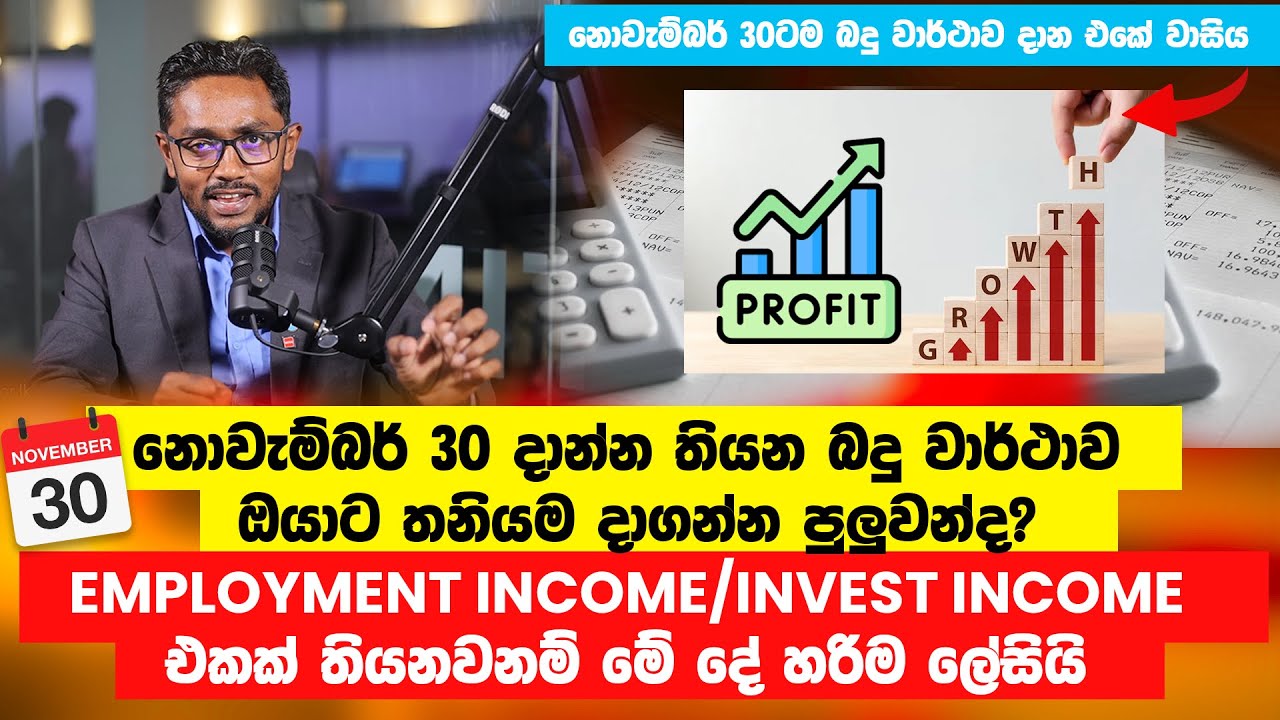 Can you file your November 30 tax return yourself? -Taxadvisor.lk (sinhala)