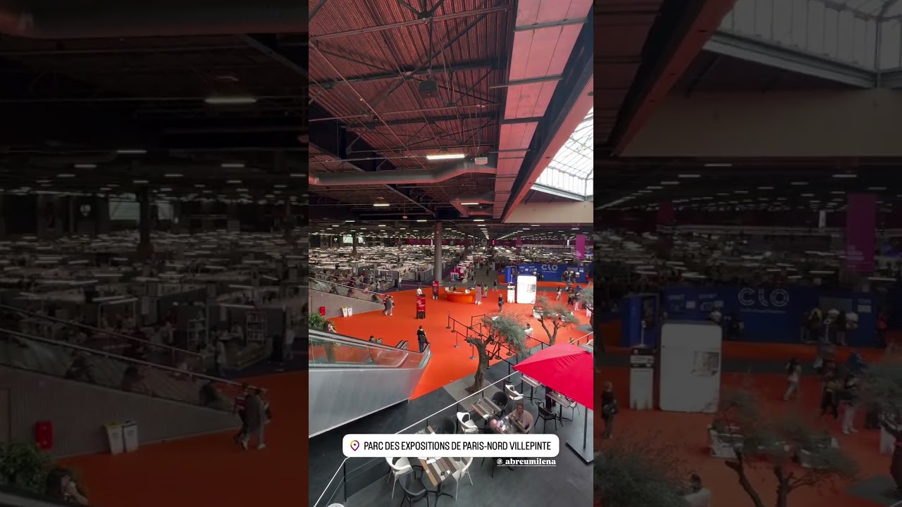 Milena em solo europeu: Parc des Expositions de Paris-Nord Villepinte