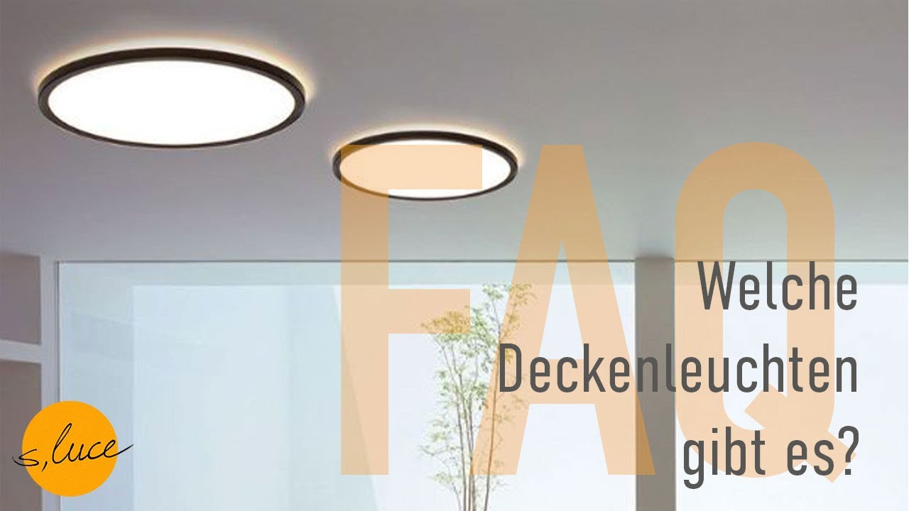 Welche Deckenleuchten gibt es? - Wie man Stil und Funktionen kombiniert